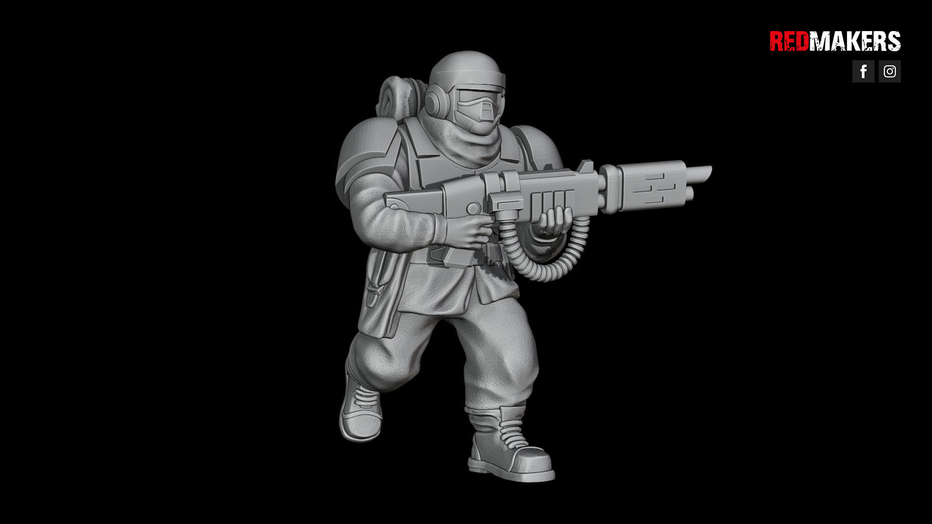 Alpha troops  - Squad of the Imperial Force 3D print model_58