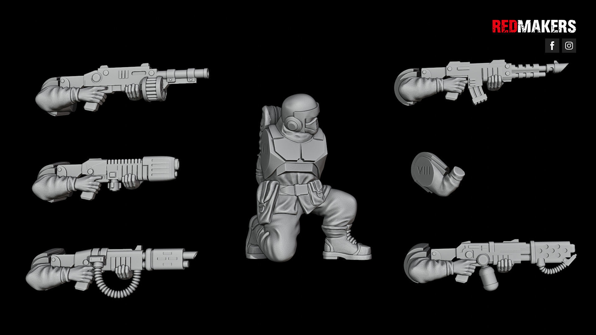 Alpha troops  - Squad of the Imperial Force 3D print model_54