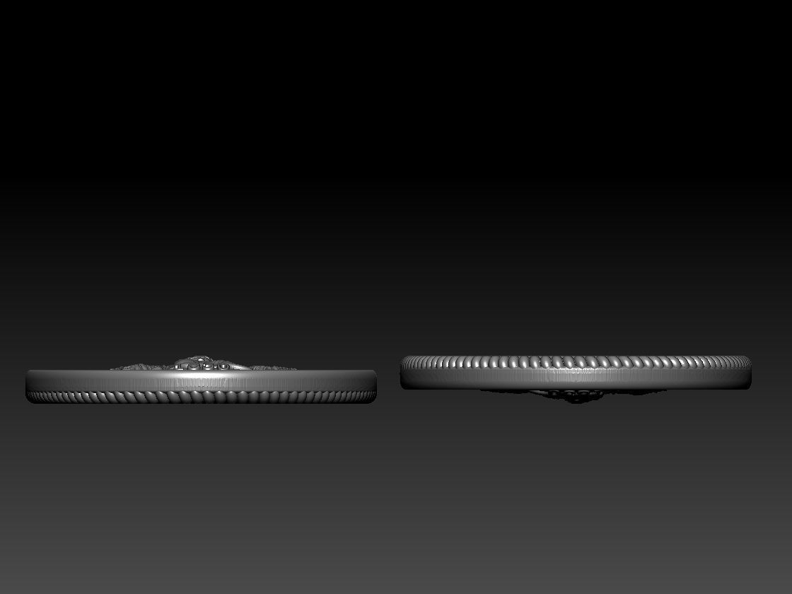 Our Lady Virgin Mary Milagrosa Miraculous Medal 3D print model_4