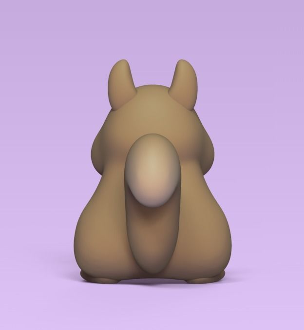 Cute Squirrel 3D print model_2
