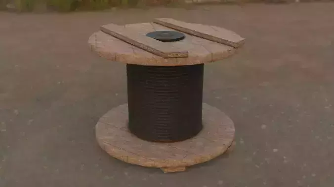 cable roller 3D model