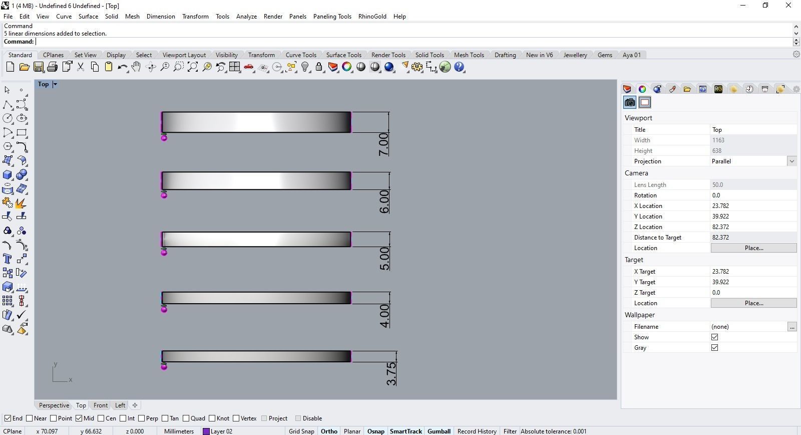 Hinge and lock bracelet 3D print model_4
