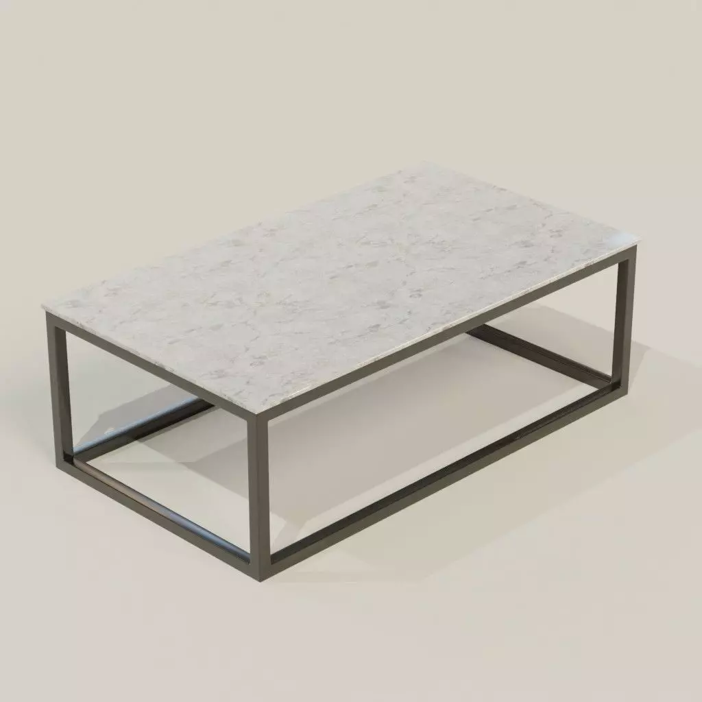 Marble-coffee-table coffee table with marble top Free 3D model