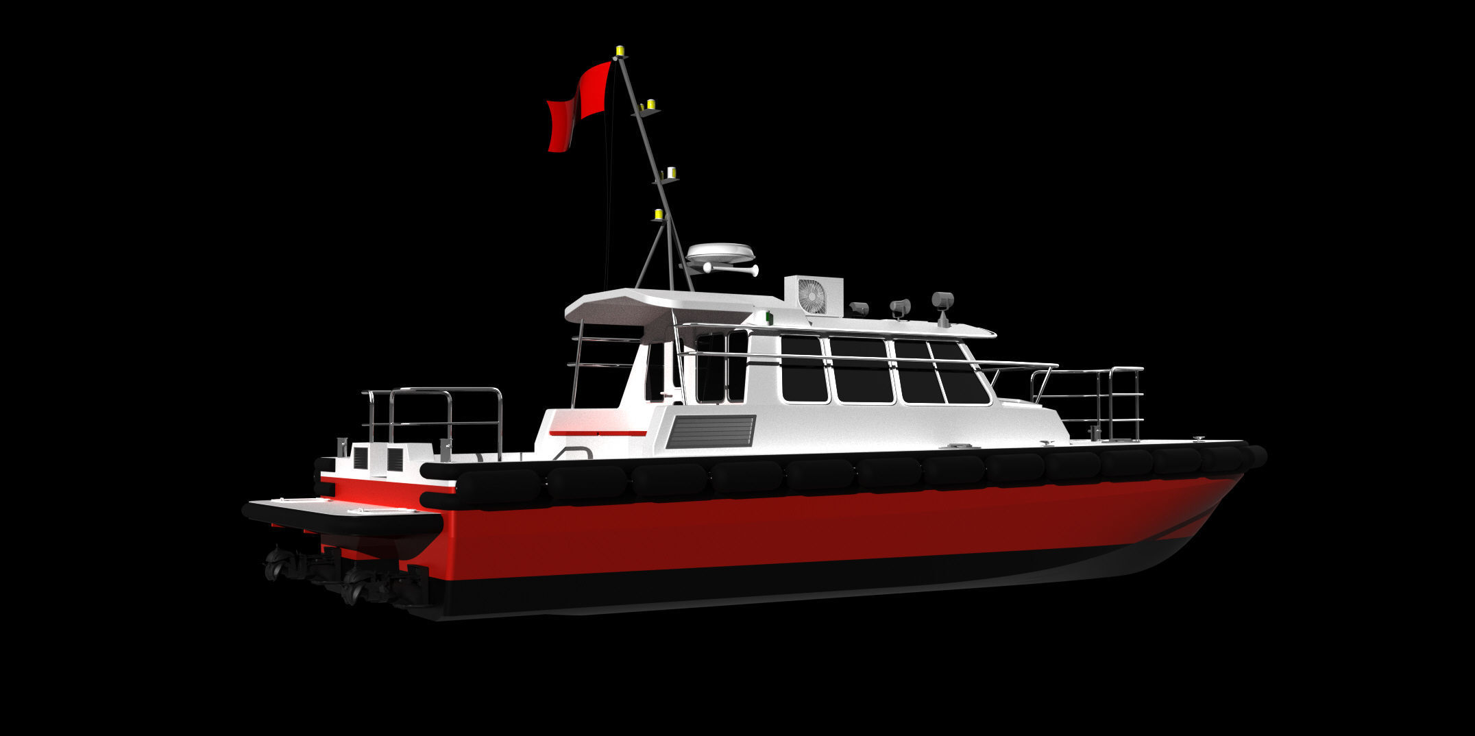 Patrol Boat 3D model_5