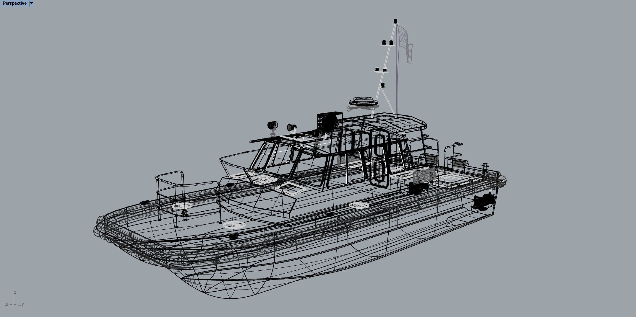 Patrol Boat 3D model_14