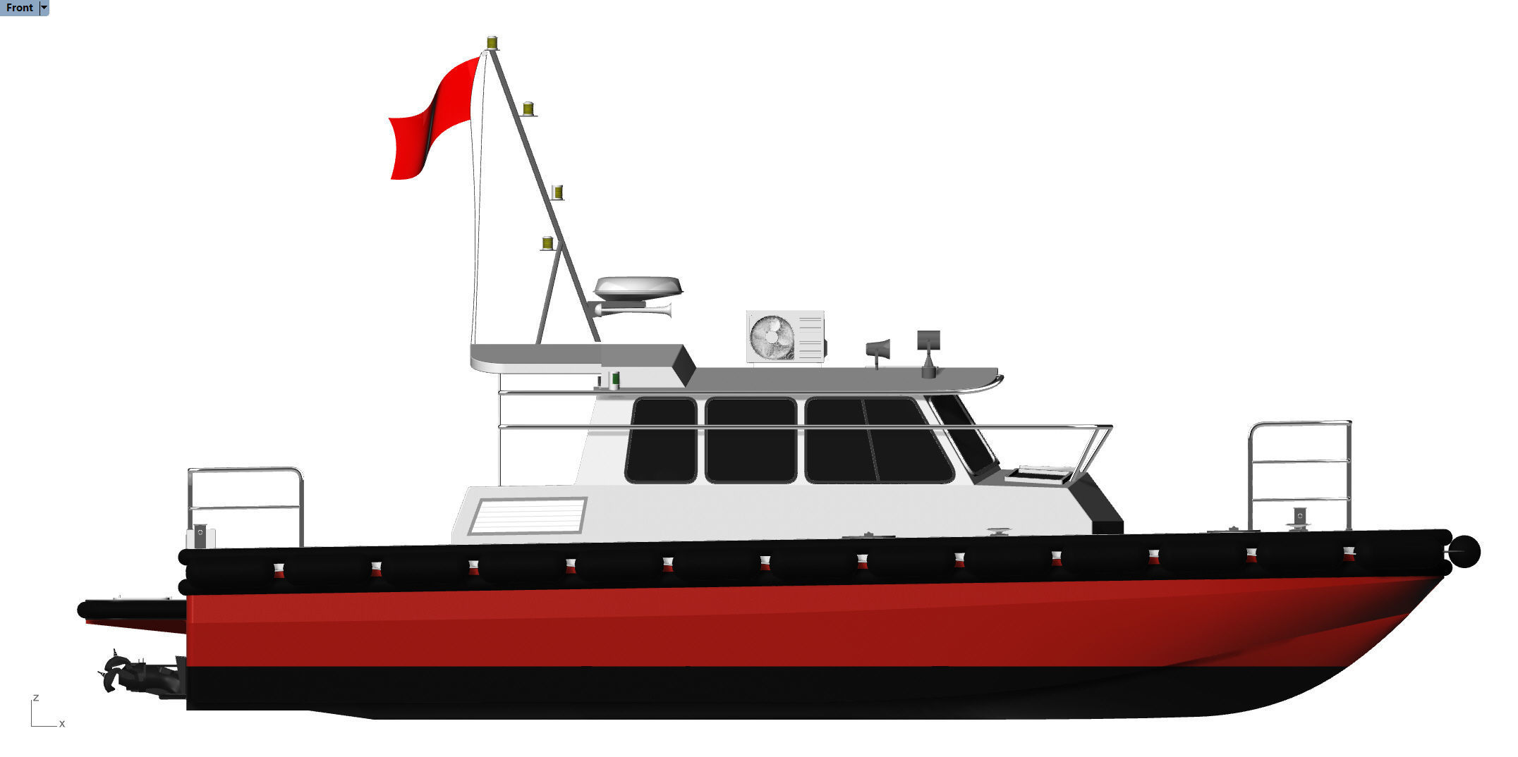 Patrol Boat 3D model_6