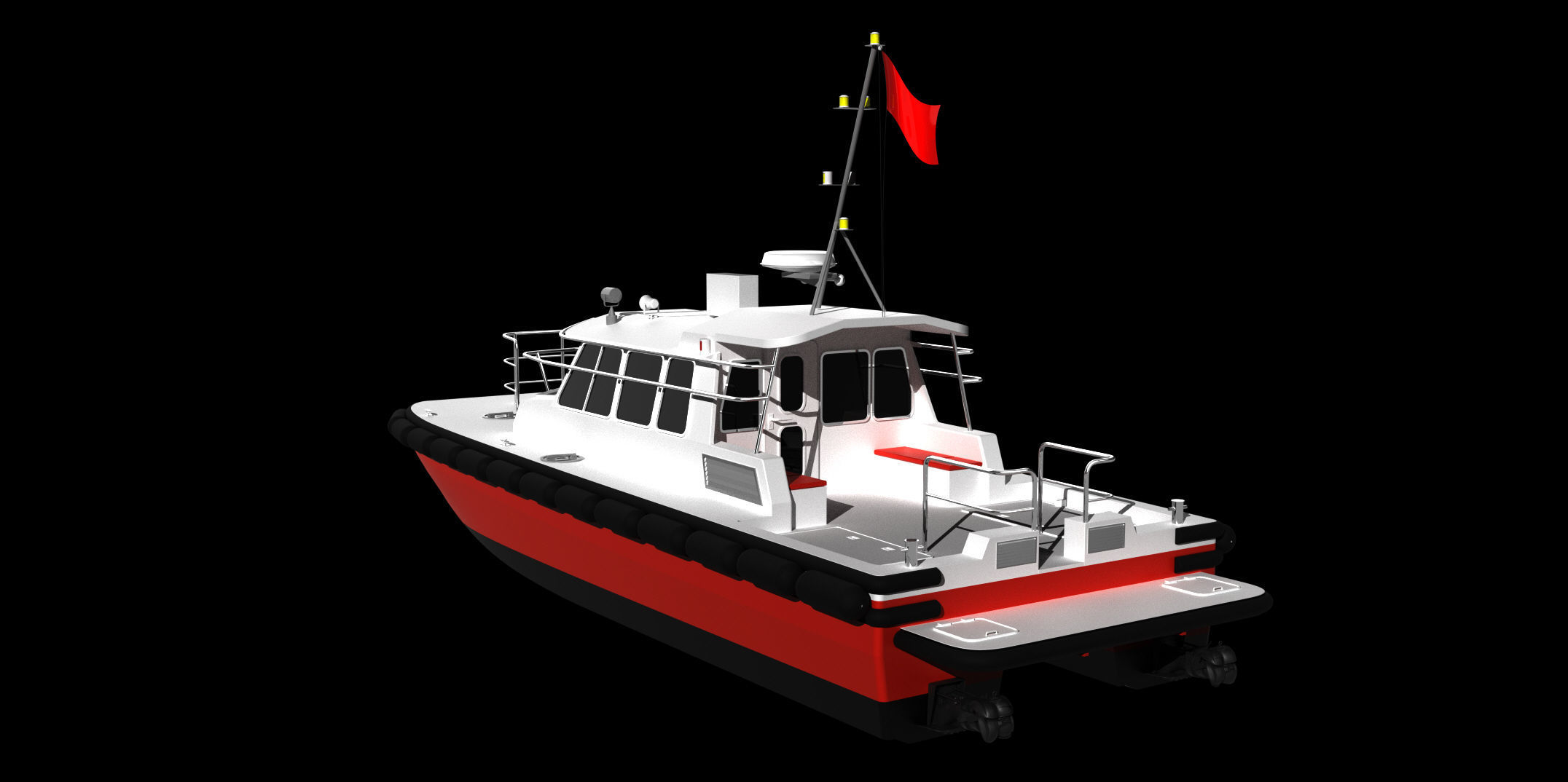 Patrol Boat 3D model_4