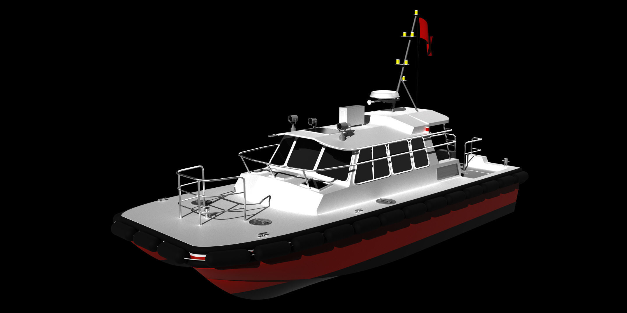 Patrol Boat 3D model_2