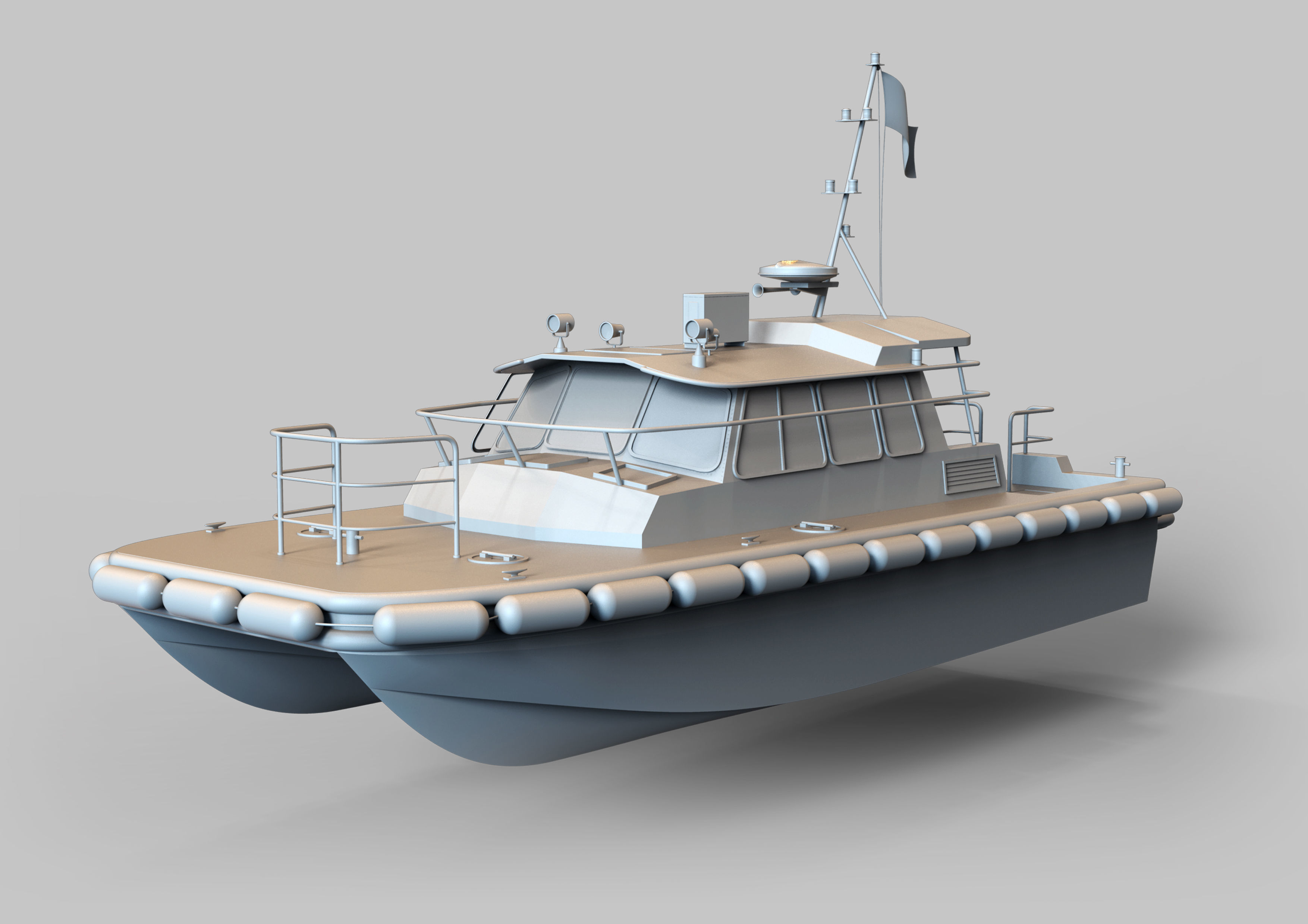 Patrol Boat 3D model_1