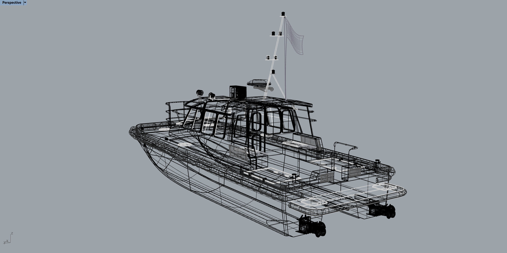 Patrol Boat 3D model_13