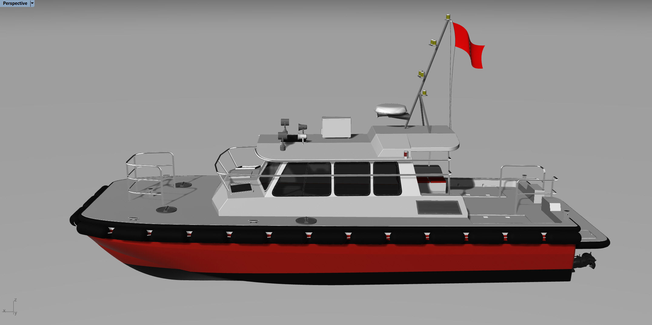 Patrol Boat 3D model_10