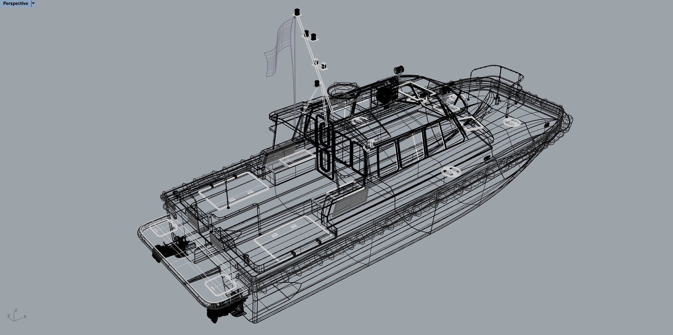 Patrol Boat 3D model_16