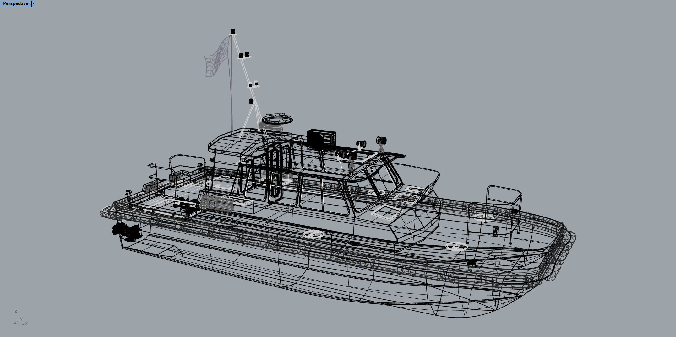 Patrol Boat 3D model_15
