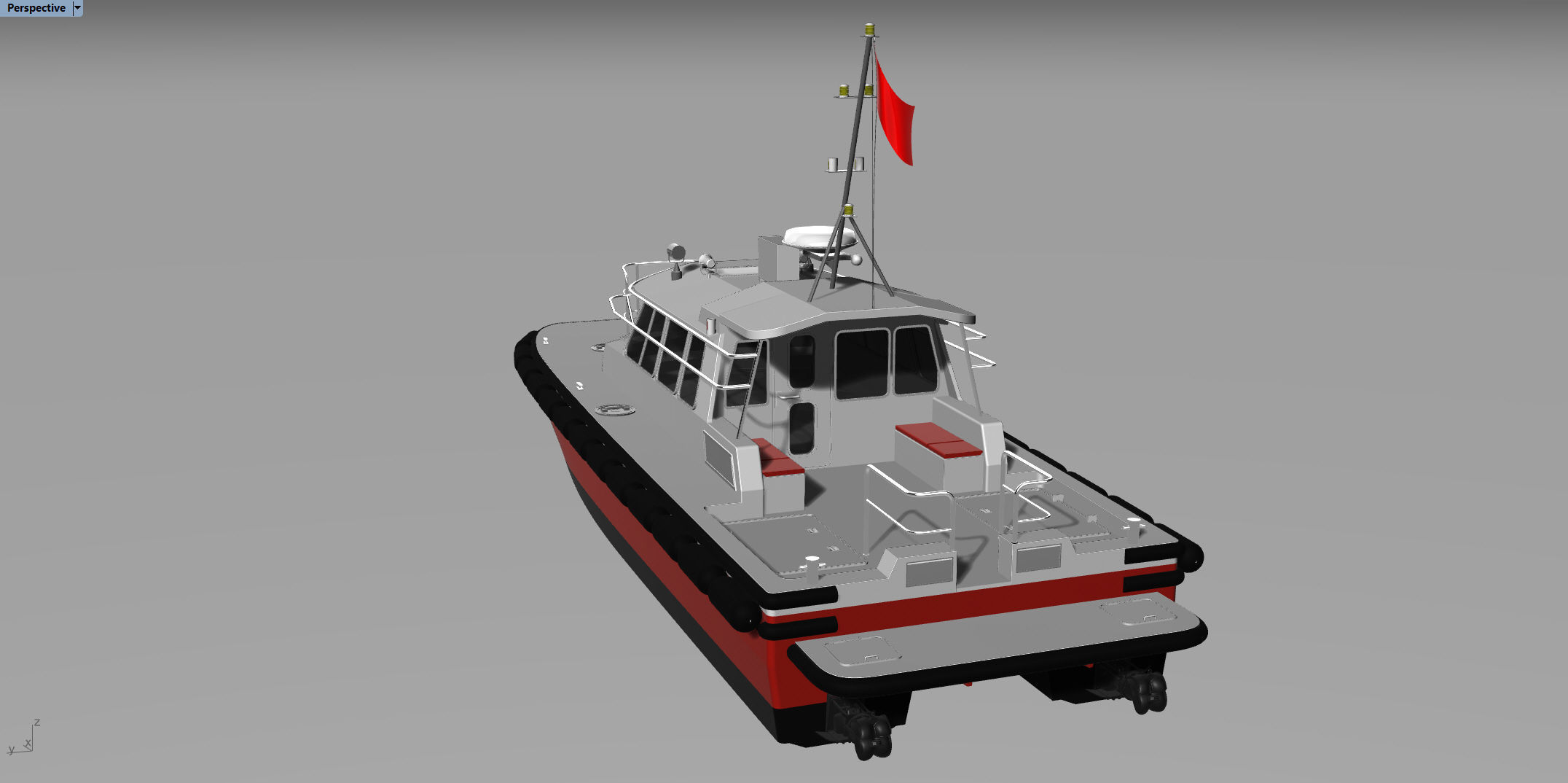 Patrol Boat 3D model_12