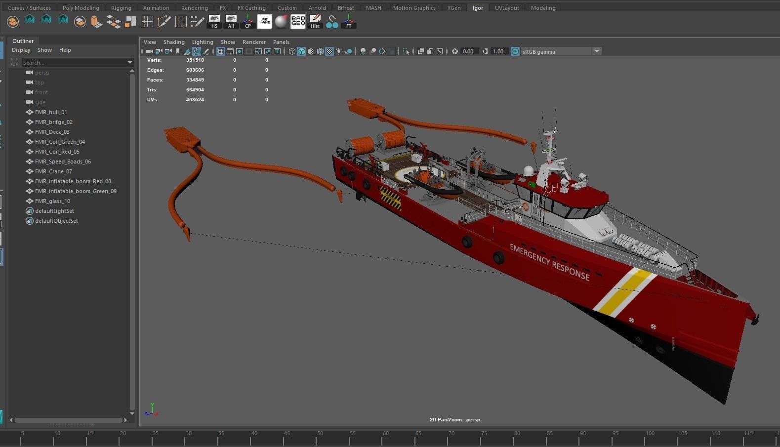FAST EMERGENCY RESPONSE VESSEL 3D model_10