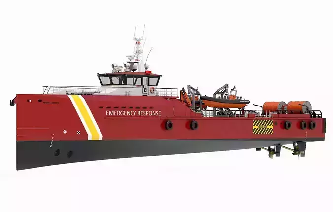 FAST EMERGENCY RESPONSE VESSEL 3D model