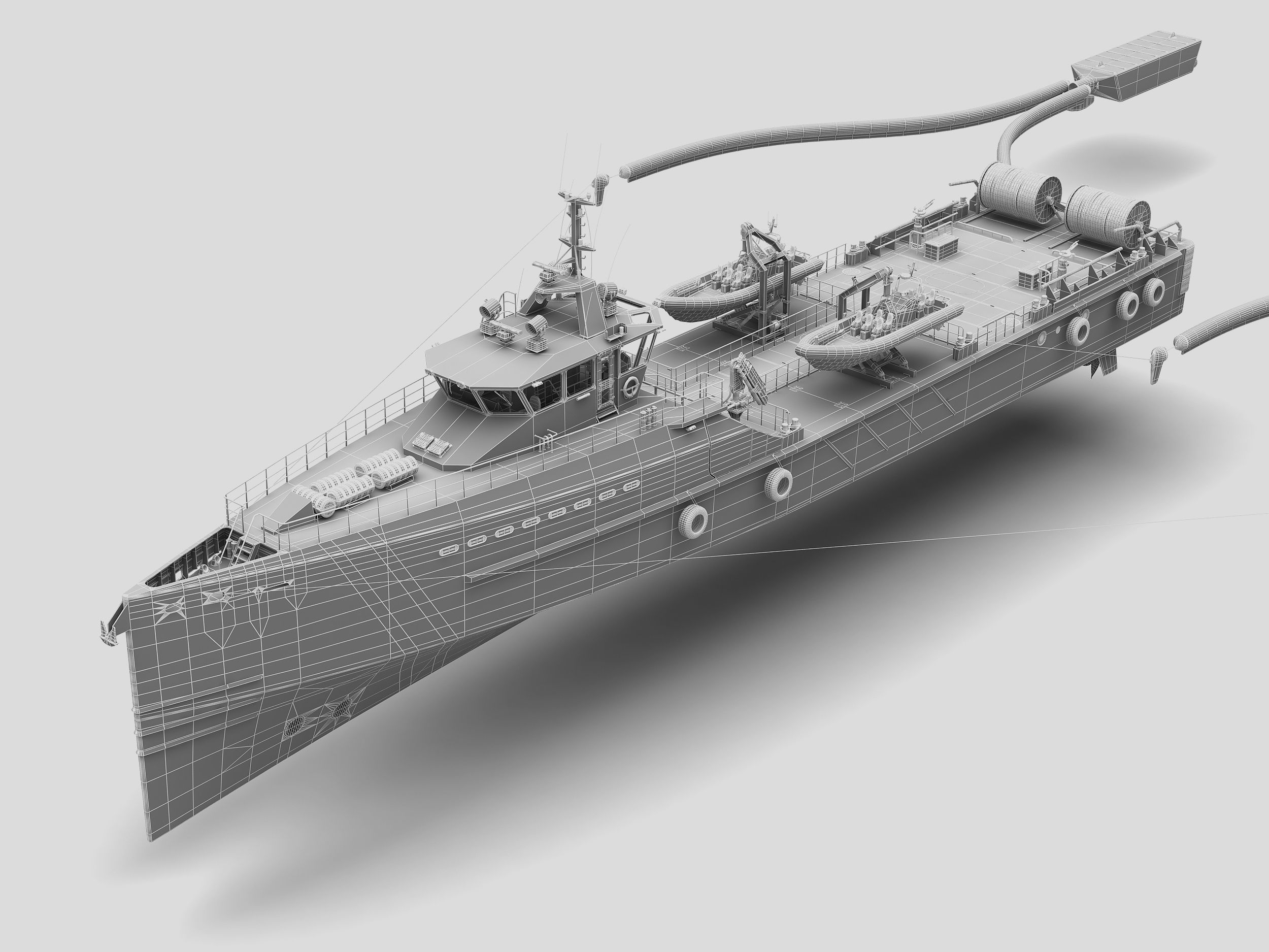 FAST EMERGENCY RESPONSE VESSEL 3D model_8