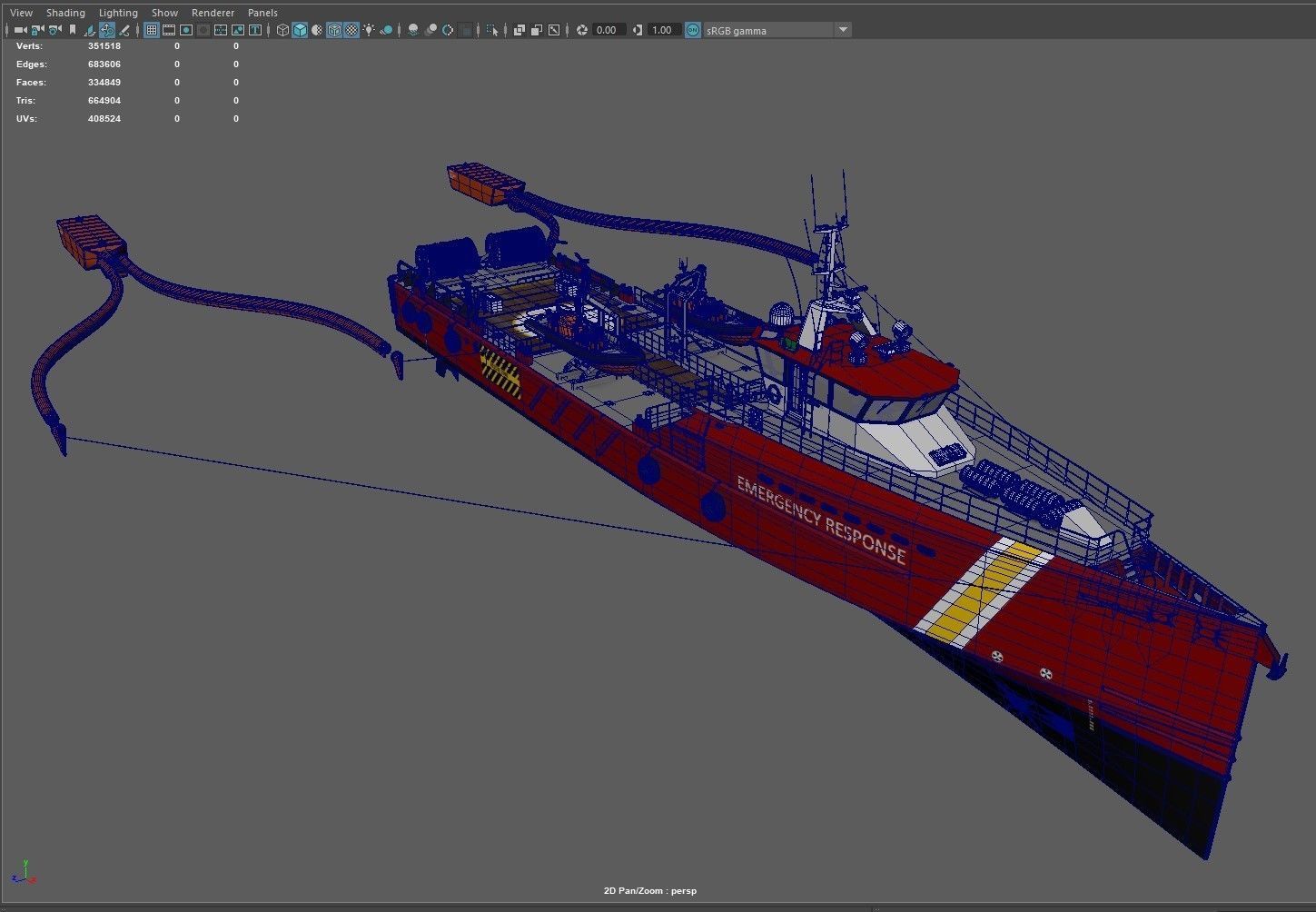 FAST EMERGENCY RESPONSE VESSEL 3D model_14