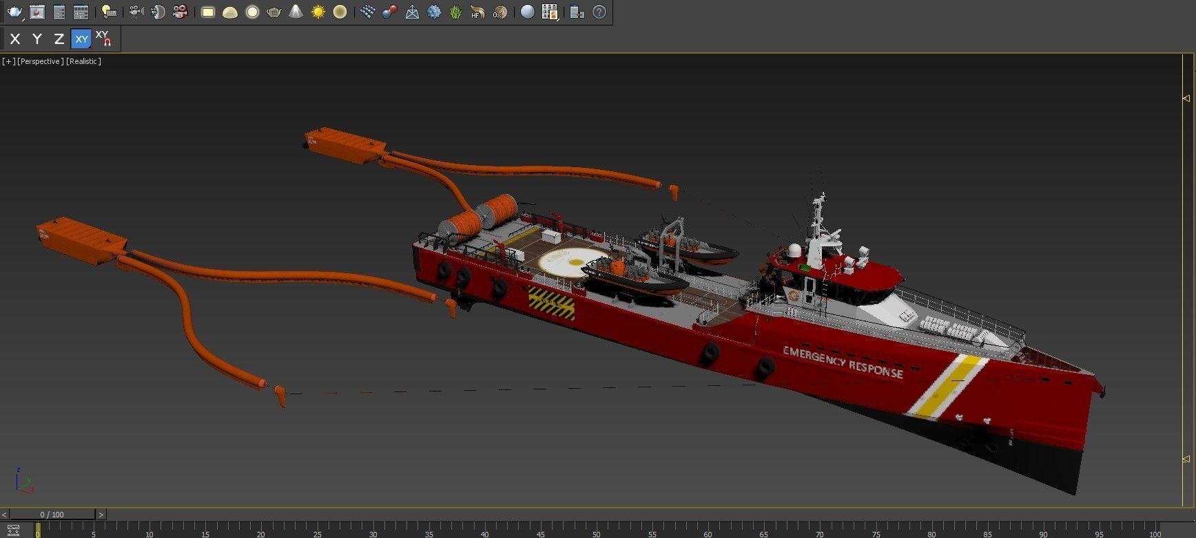 FAST EMERGENCY RESPONSE VESSEL 3D model_13