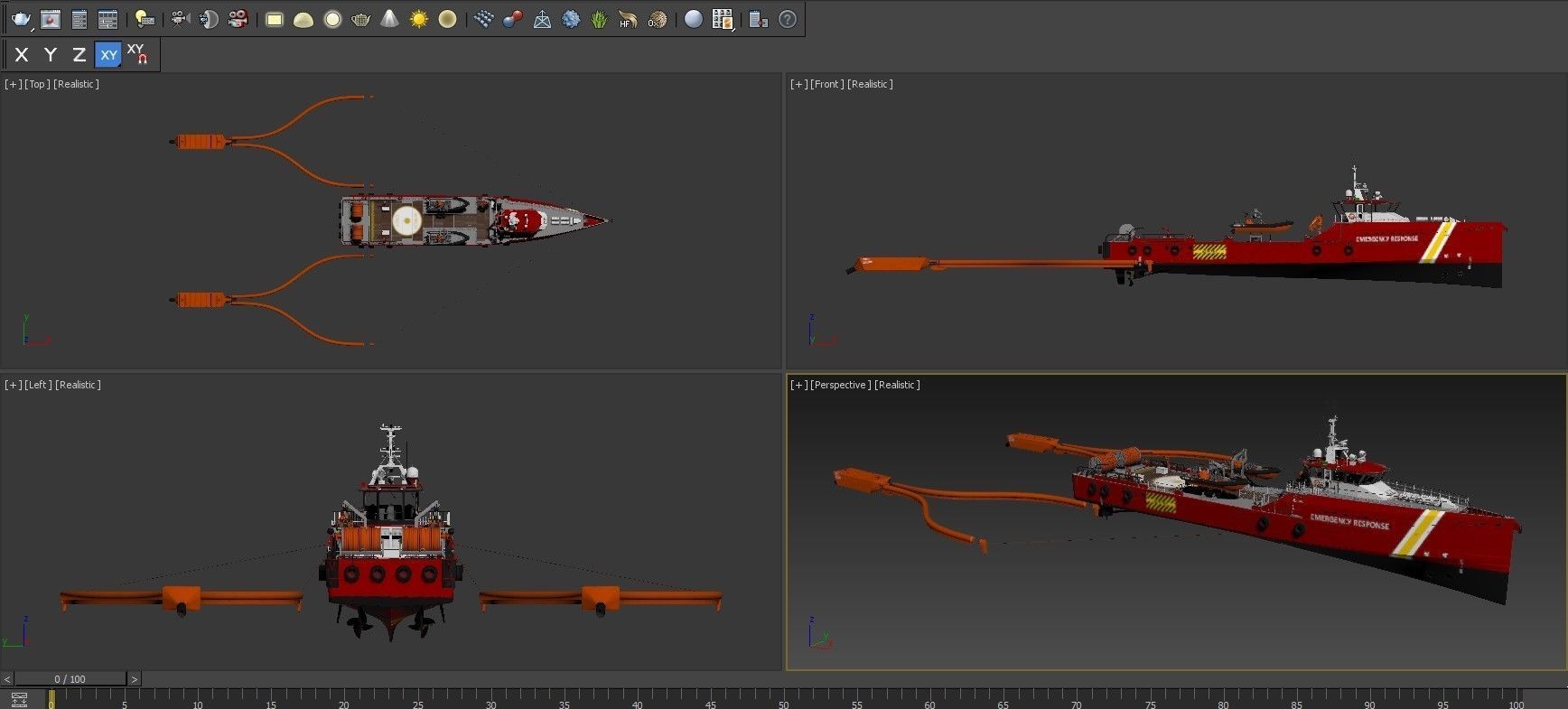 FAST EMERGENCY RESPONSE VESSEL 3D model_11