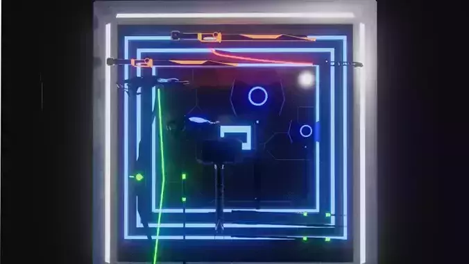 Sci-fi hard surface weapon collection