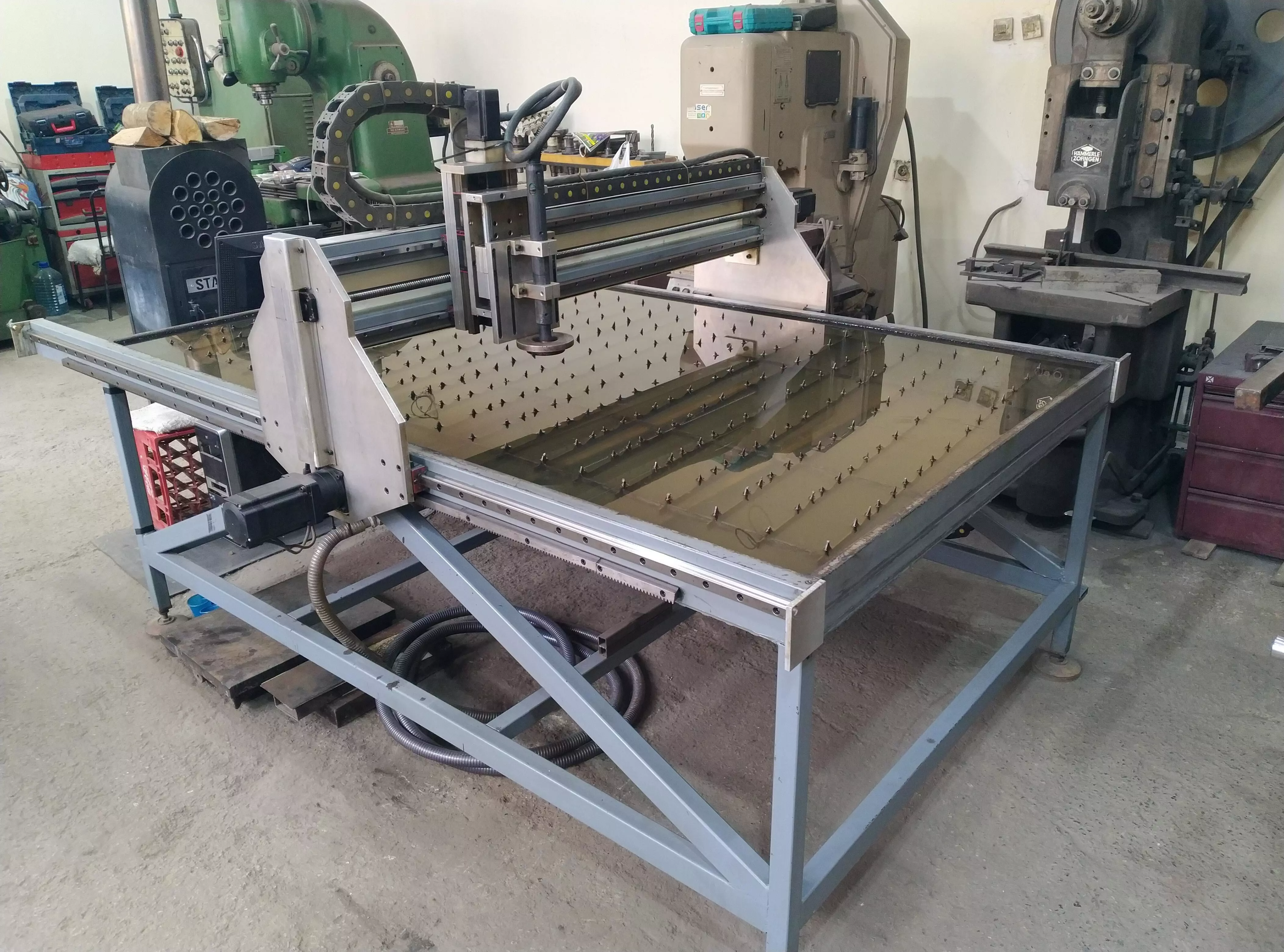 cnc plasma 1250mm x 2000m m work area 3D model_0