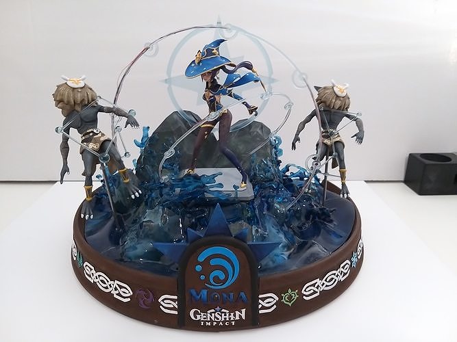 Genshin Impact - Mona megistus - 3D printable figurine 3D print model