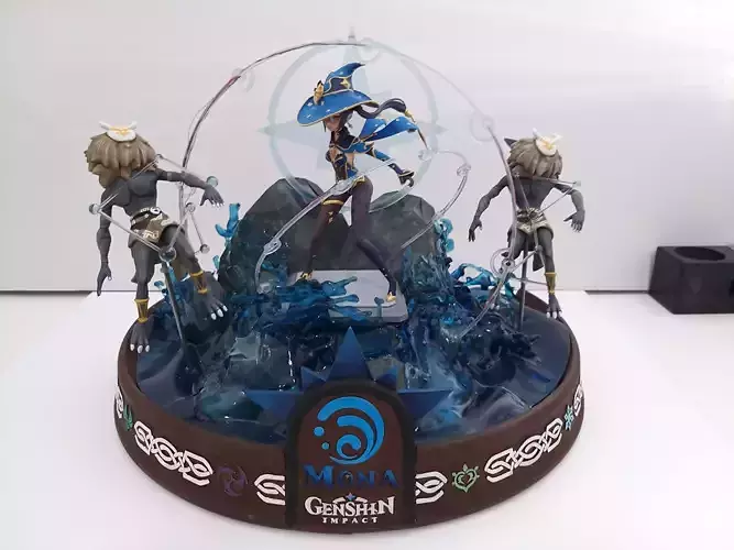Genshin Impact - Mona megistus - 3D printable figurine