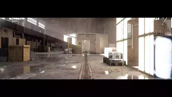Military Training Warehouse - Unreal Engine 4