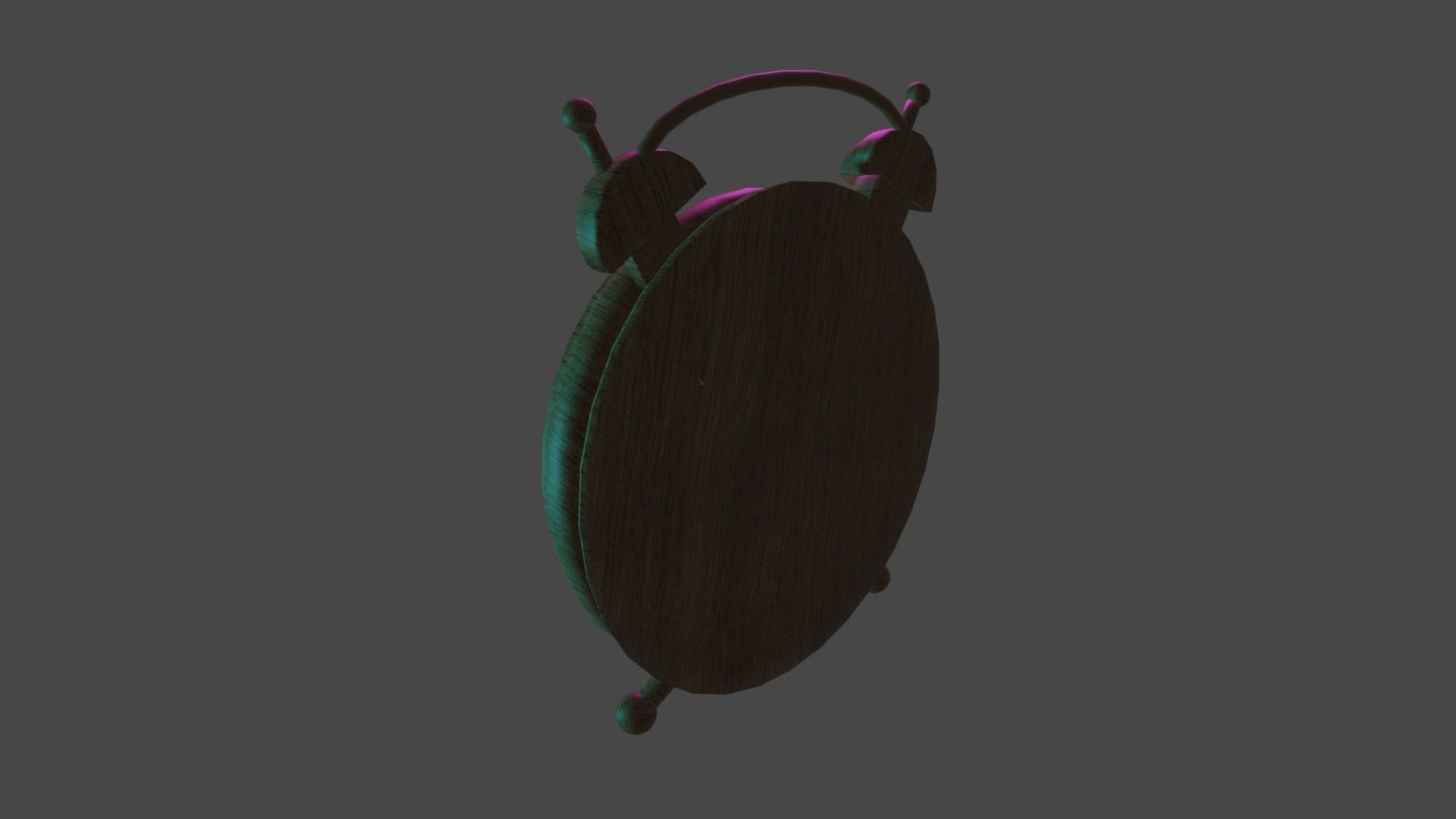 1841 Station Kensington-themed Clock Low-poly 3D model_8