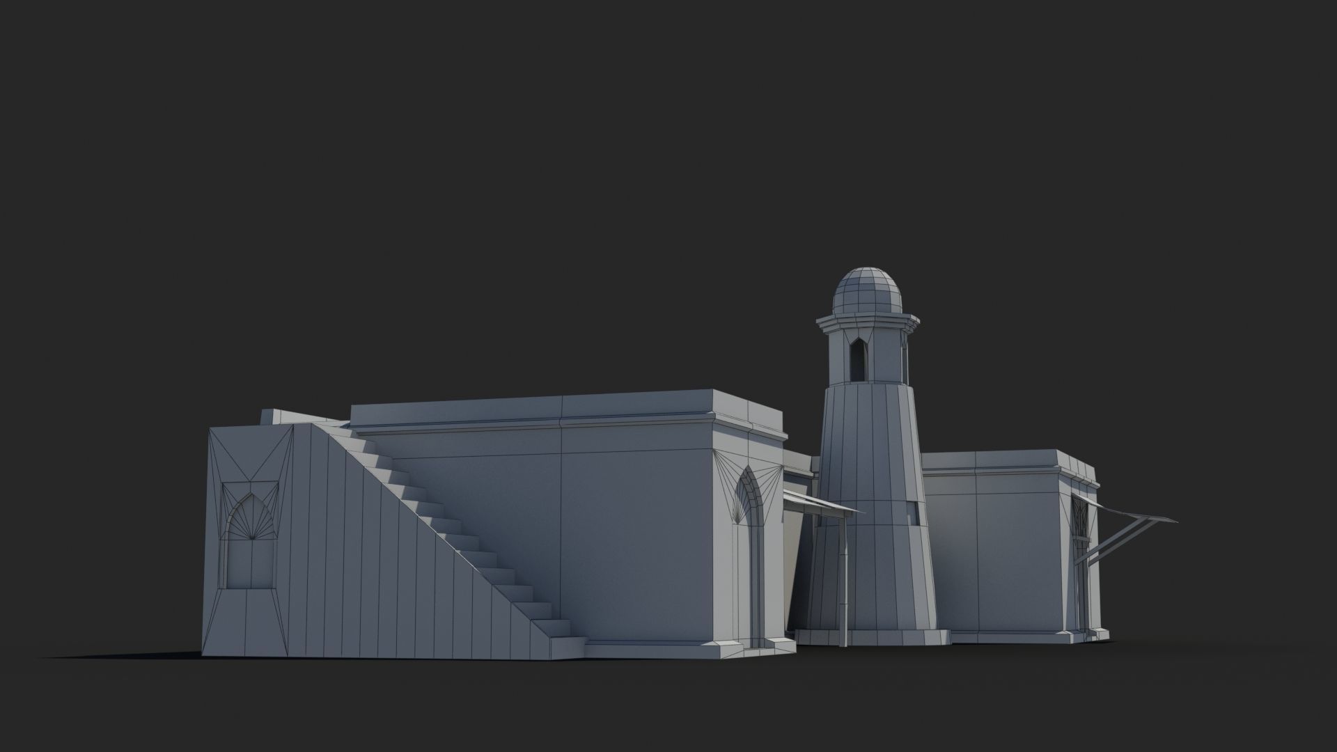 Arab xx14 Low-poly 3D model_9