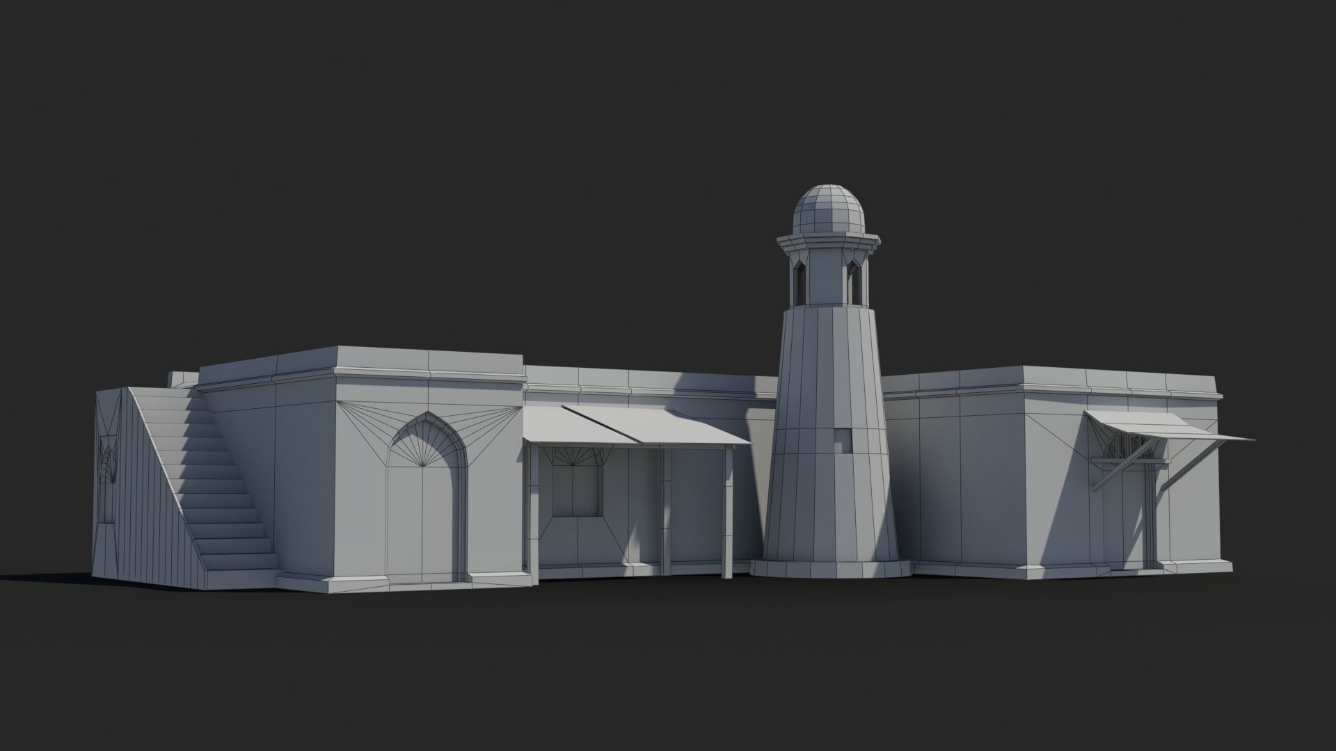 Arab xx14 Low-poly 3D model_5