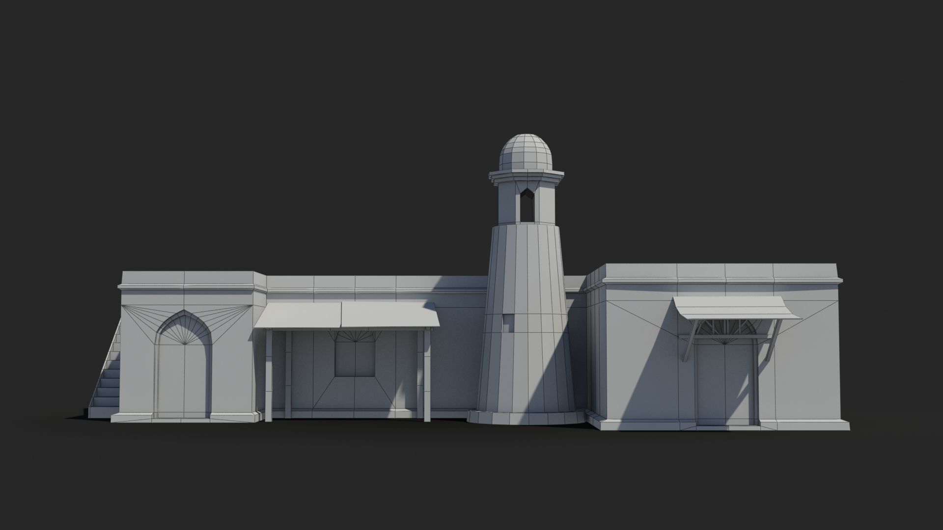 Arab xx14 Low-poly 3D model_6