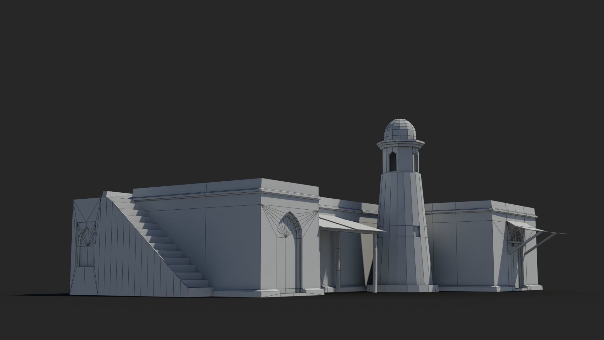 Arab xx14 Low-poly 3D model_8