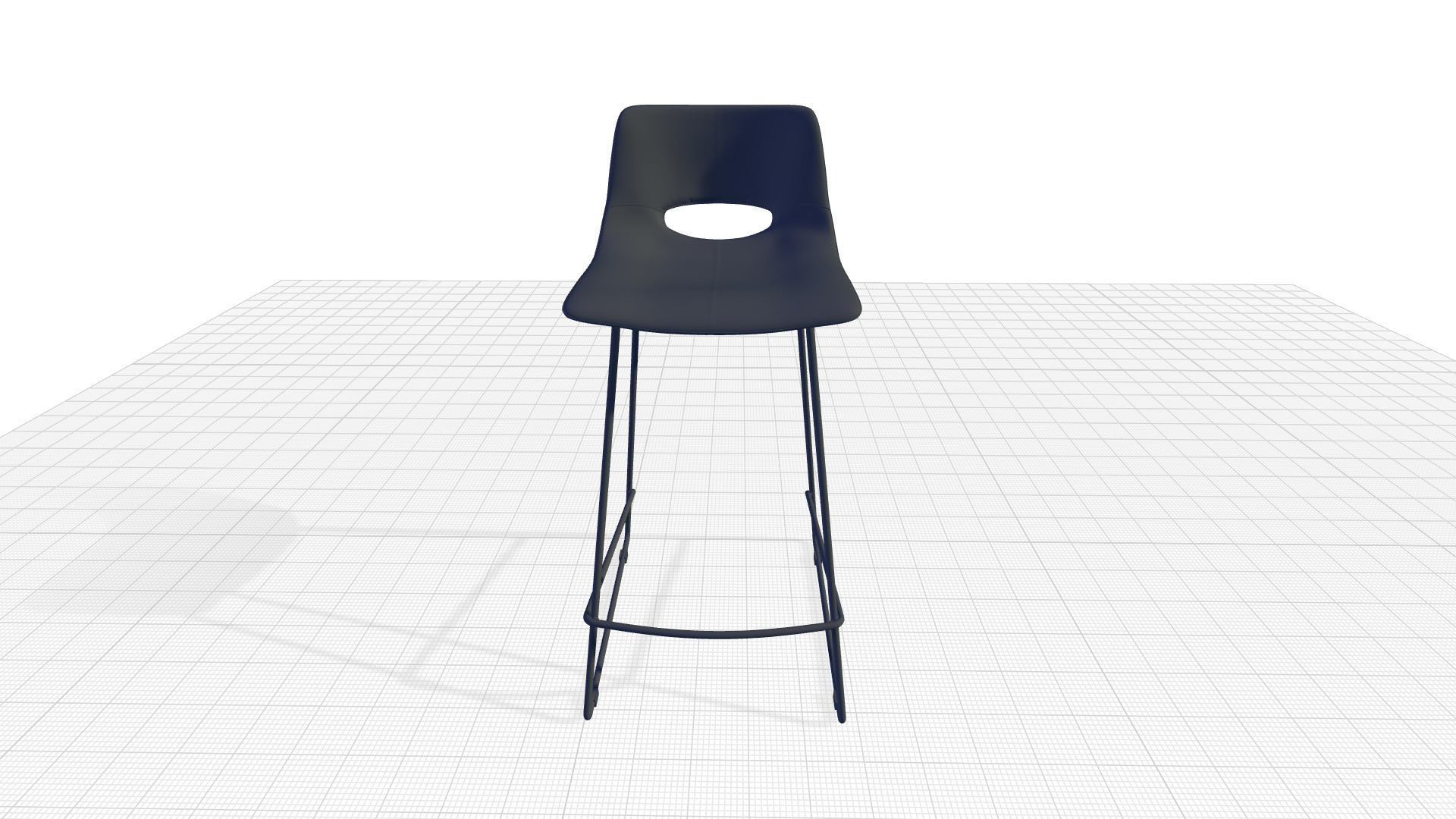Erwin Bar and Counter Stool  Tall Chair 3D model_7