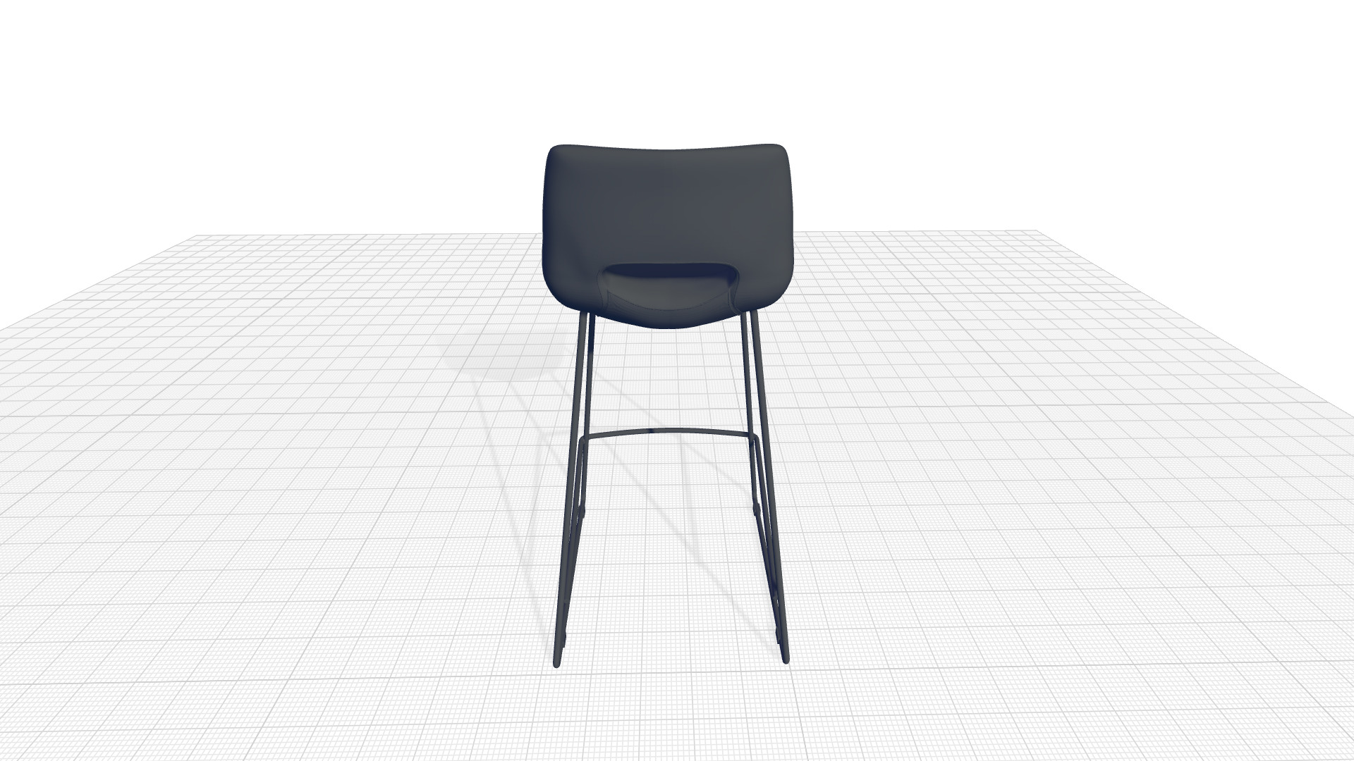 Erwin Bar and Counter Stool  Tall Chair 3D model_6