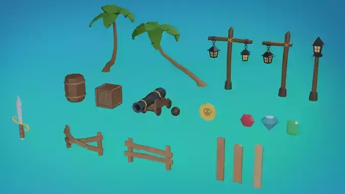Stylized Pirate Asset Pack