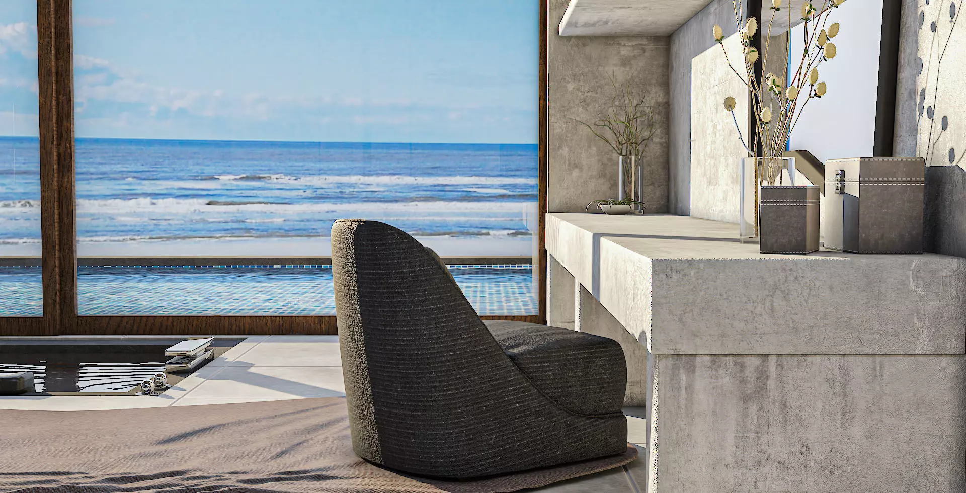 Opera Contemporary  Lucille  Armchair 3D model_0