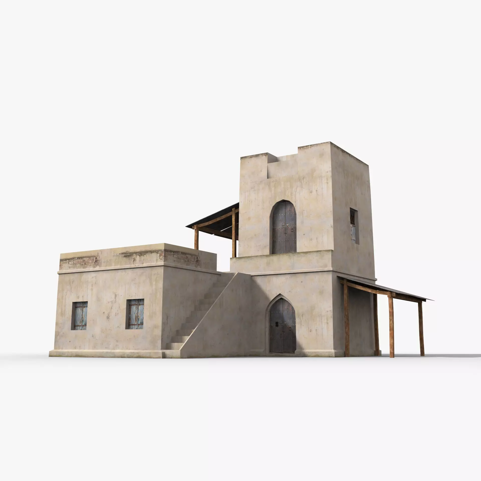 Arab xx16 Low-poly 3D model_0