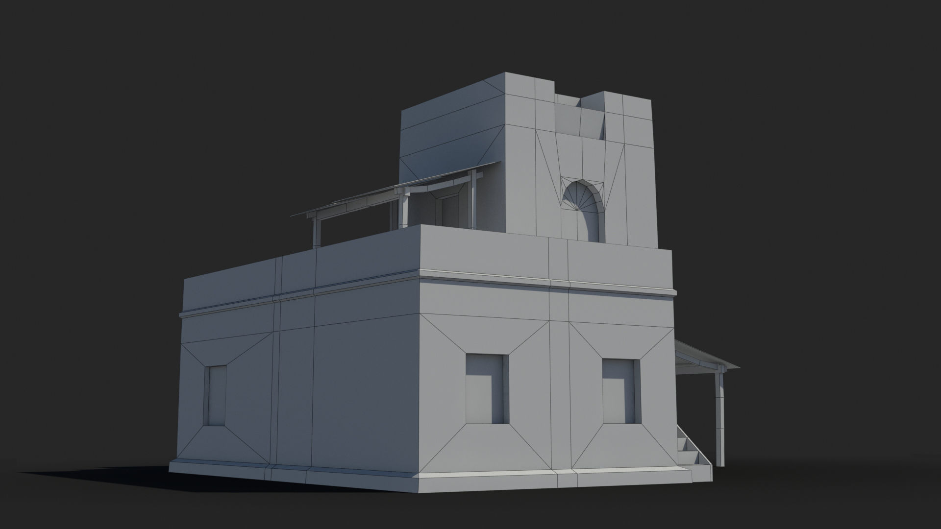 Arab xx16 Low-poly 3D model_7