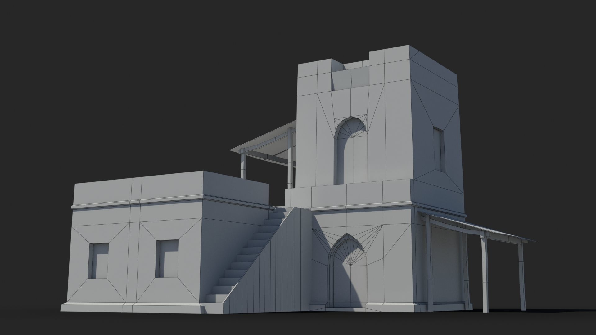 Arab xx16 Low-poly 3D model_5