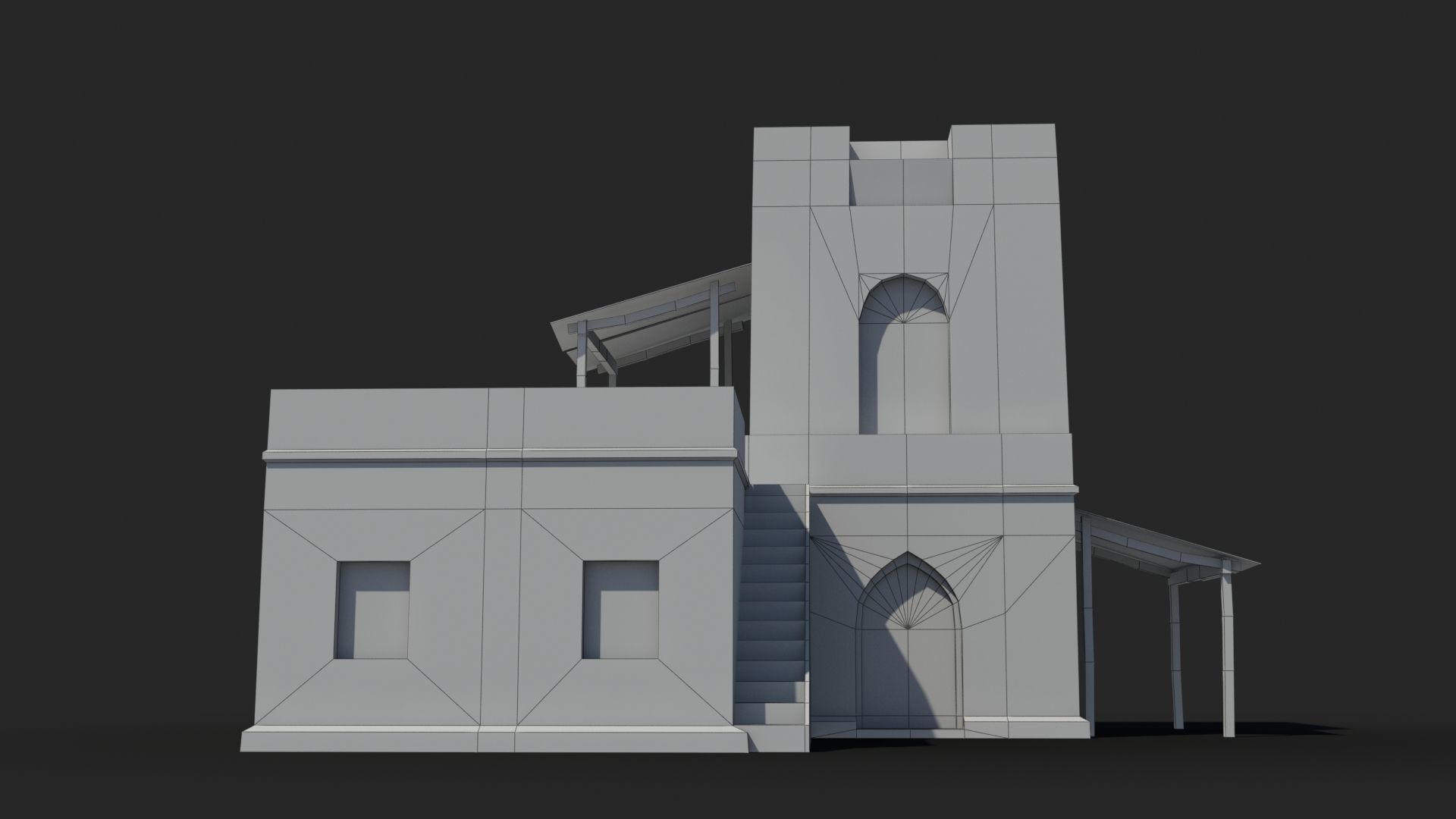 Arab xx16 Low-poly 3D model_6