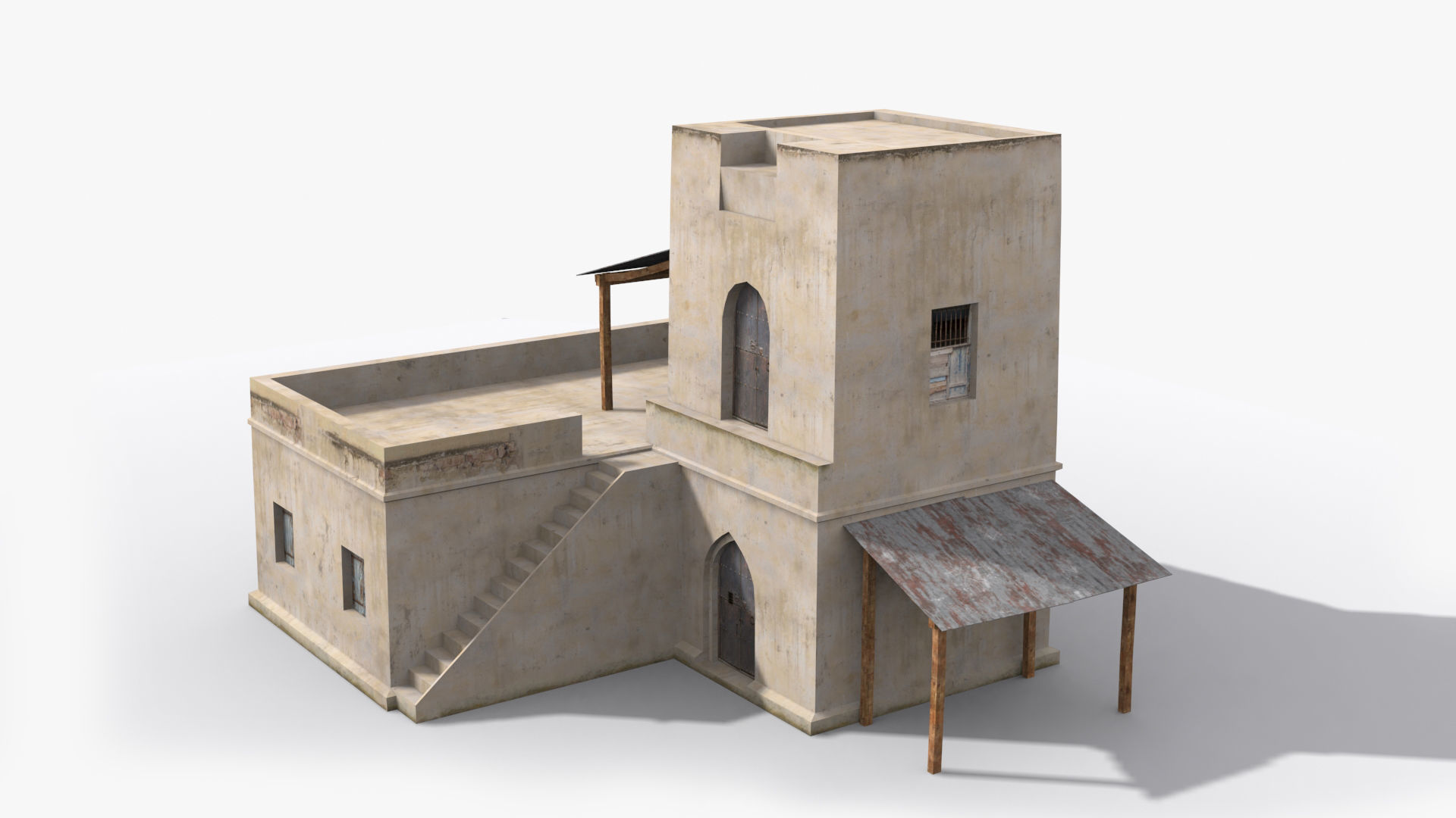 Arab xx16 Low-poly 3D model_4