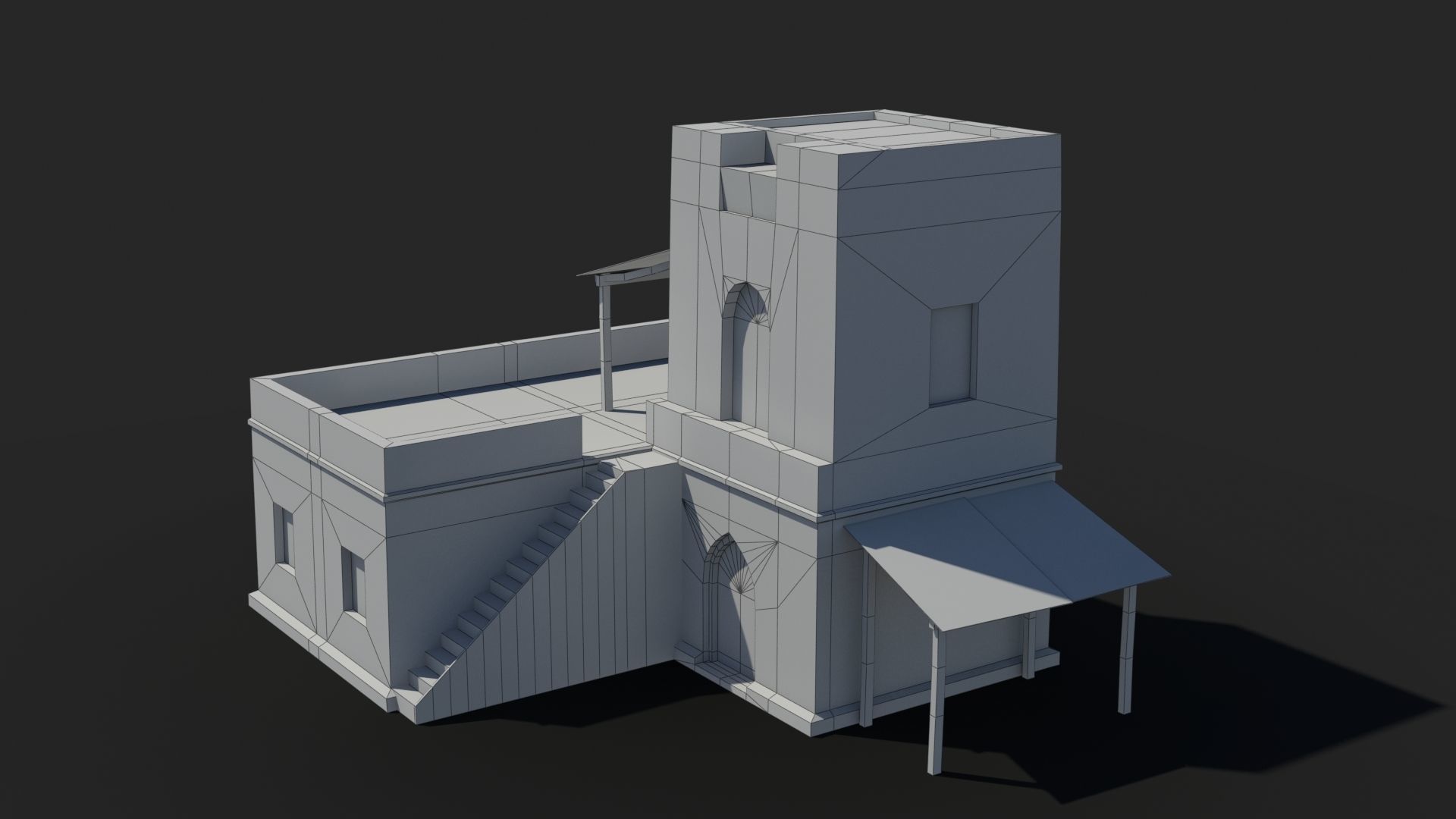 Arab xx16 Low-poly 3D model_9