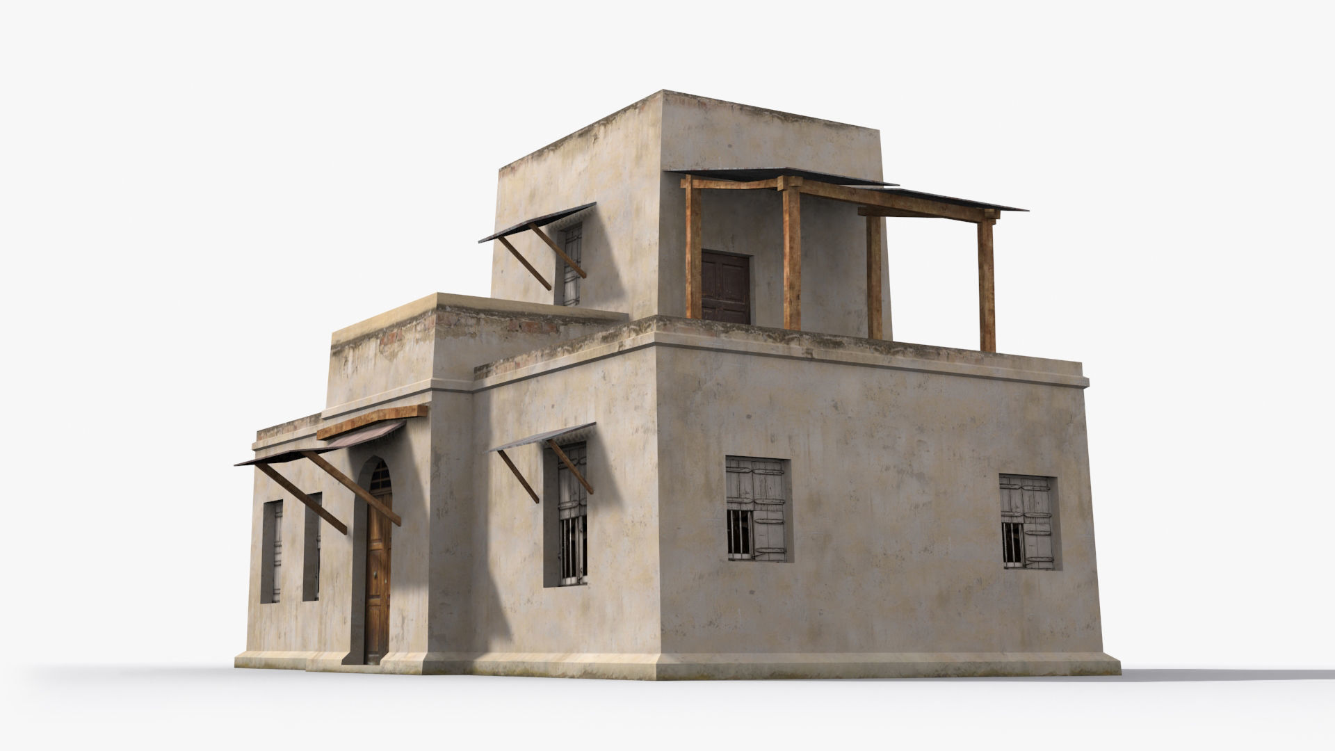 Arab xx17 Low-poly 3D model_4