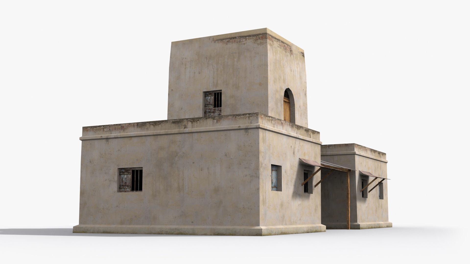 Arab xx18 Low-poly 3D model_4