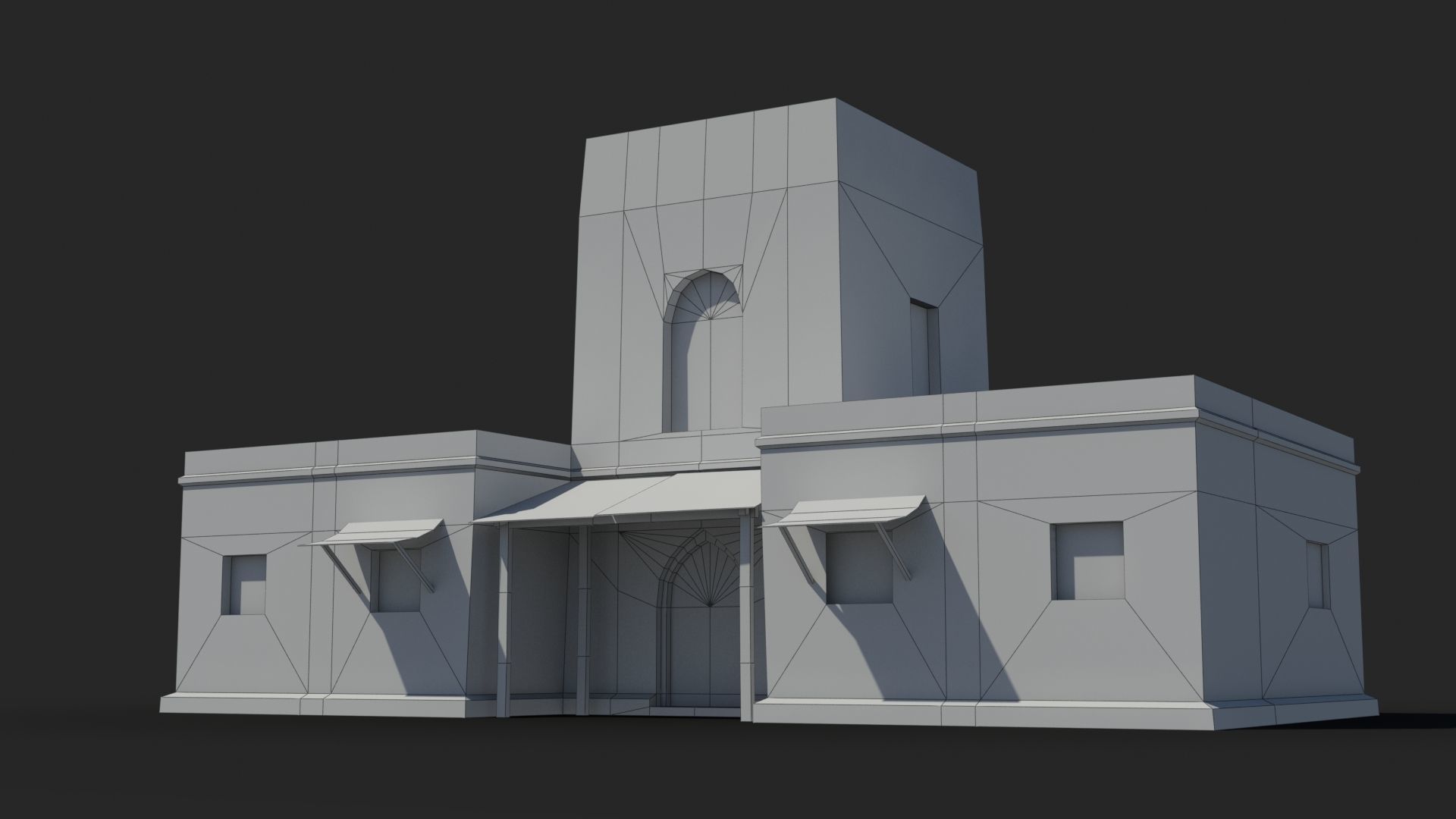 Arab xx18 Low-poly 3D model_7