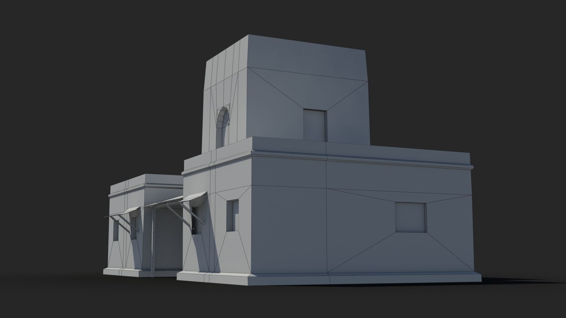 Arab xx18 Low-poly 3D model_8