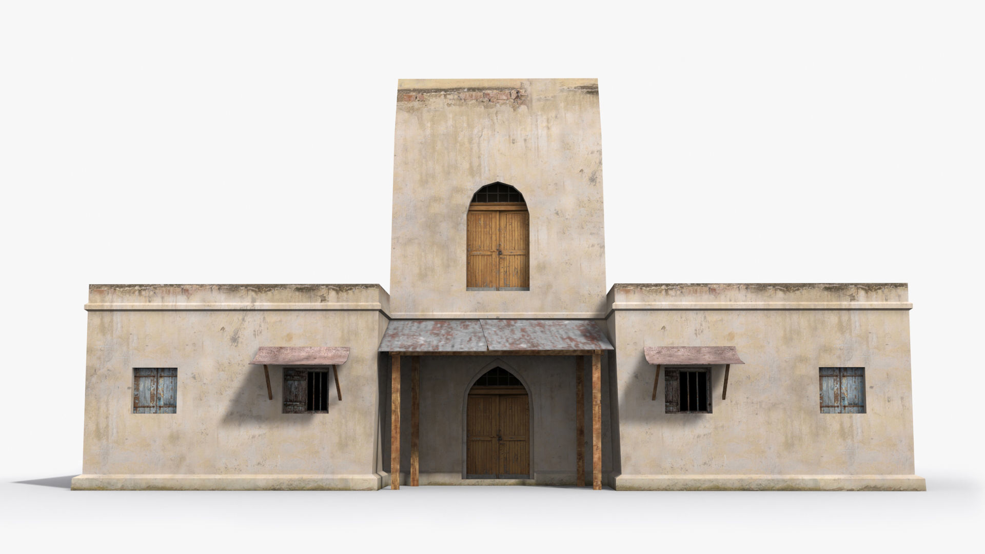 Arab xx18 Low-poly 3D model_1