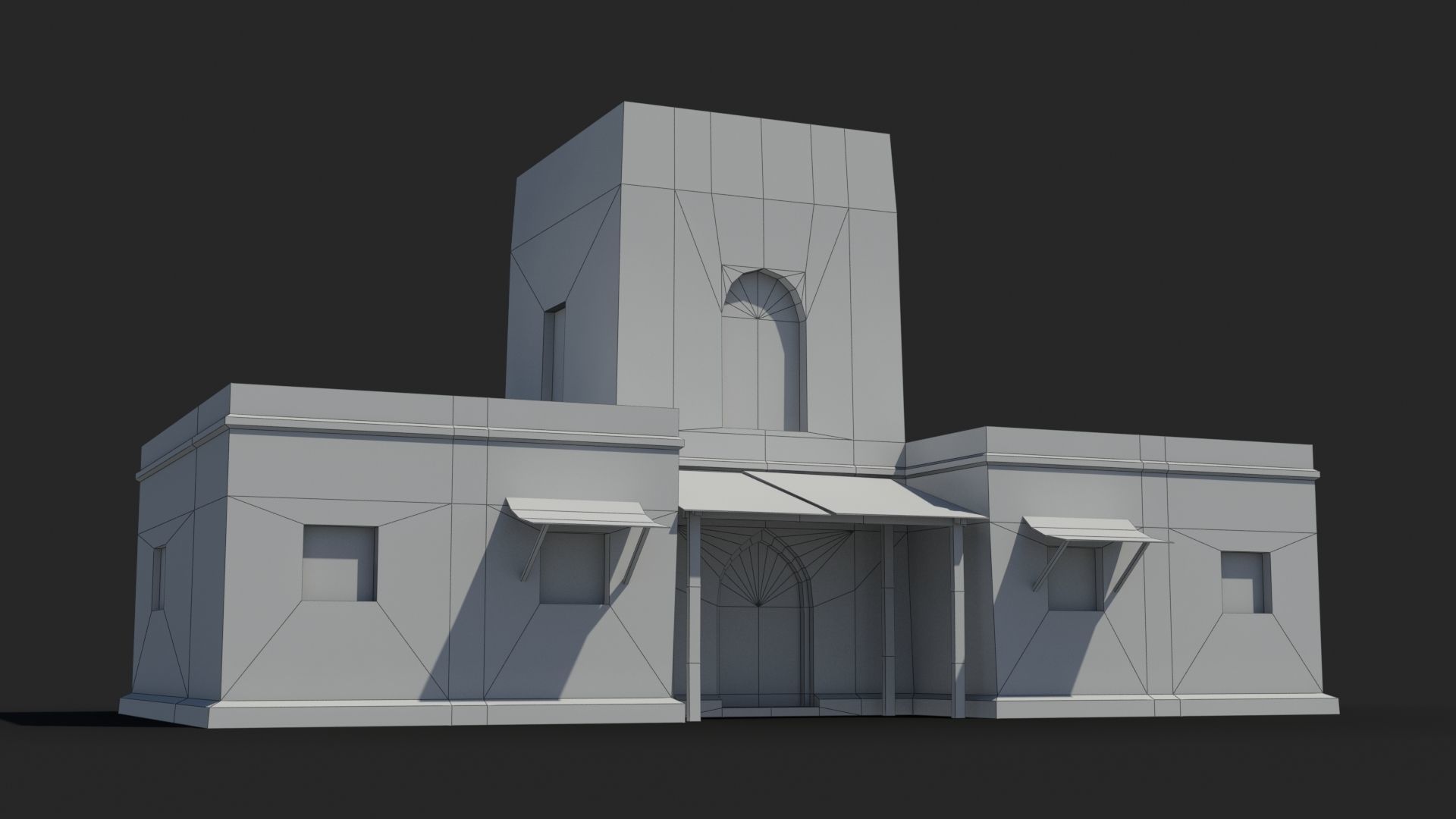 Arab xx18 Low-poly 3D model_5